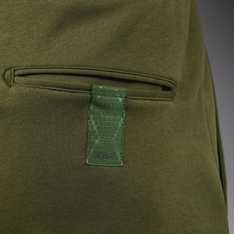 Pantaloni scurți de antrenament pentru bărbați Venum Classic Fleece Cotton khaki 7