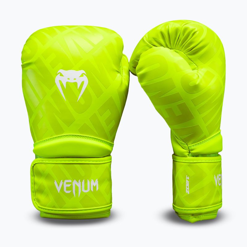 Mănuși de box Venum Contender 1.5 XT 3D Boxing neon yellow 2