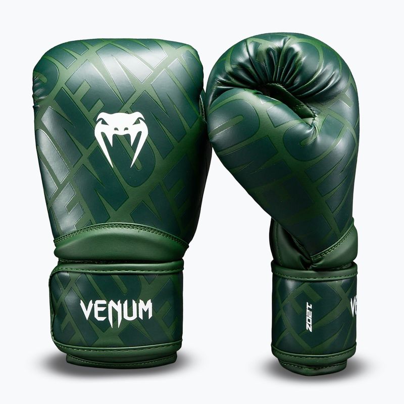 Mănuși de box Venum Contender 1.5 XT 3D Boxing forest green 2