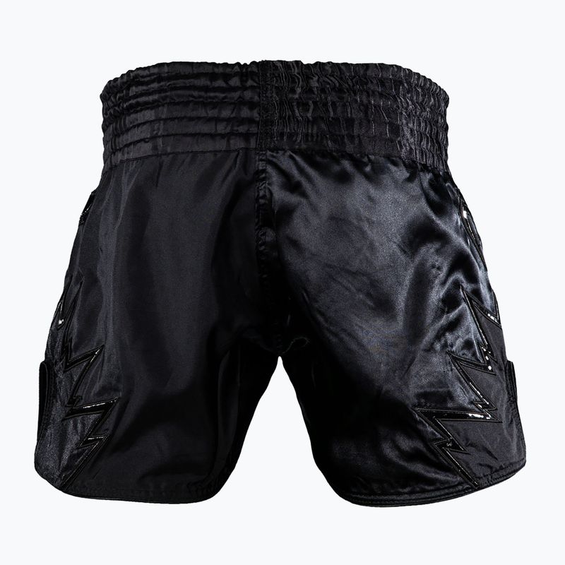 Pantaloni scurți de antrenament pentru bărbați Venum Inferno 2.0 Muay Thai black/grey 2