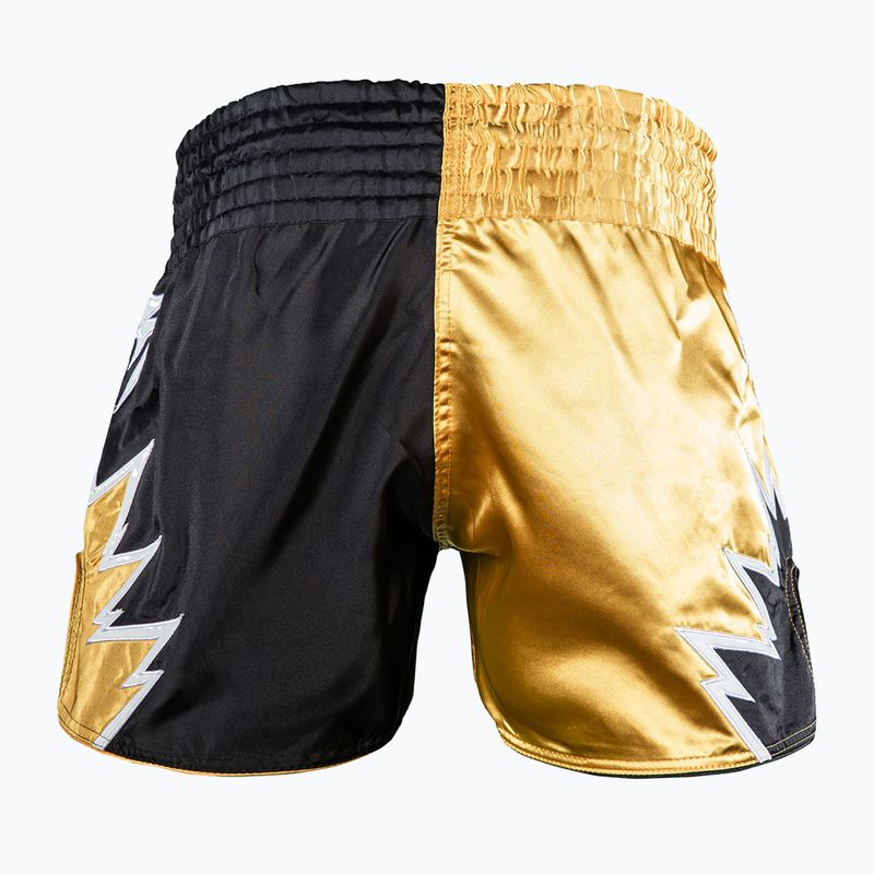 Pantaloni scurți de antrenament pentru bărbați Venum Inferno 2.0 Muay Thai black/gold 2