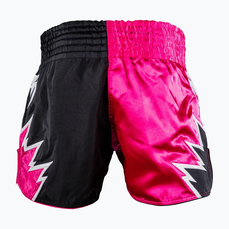 Pantaloni scurți de antrenament pentru bărbați Venum Inferno 2.0 Muay Thai pink/black 2