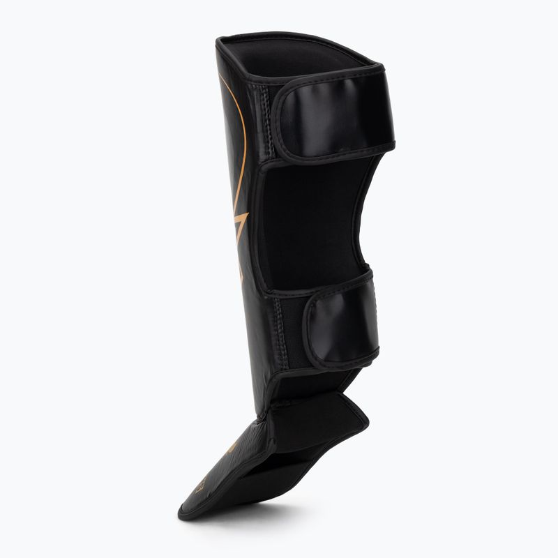 Protecții pentru tibie și picioare Venum Ringhorns Charger Shin black/gold 3