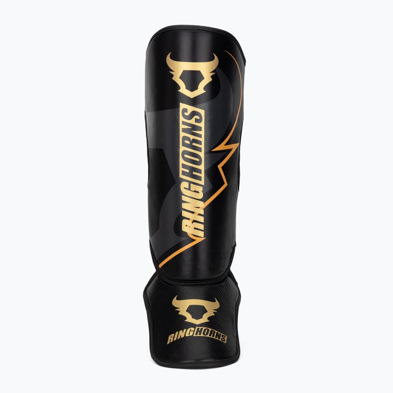 Protecții pentru tibie și picioare Venum Ringhorns Charger Shin black/gold 4