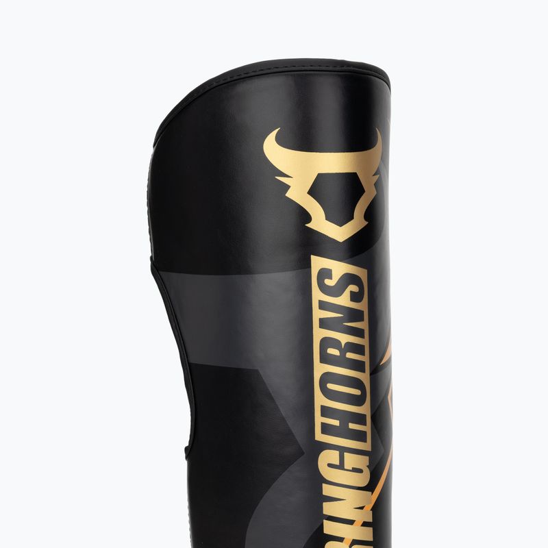 Protecții pentru tibie și picioare Venum Ringhorns Charger Shin black/gold 6