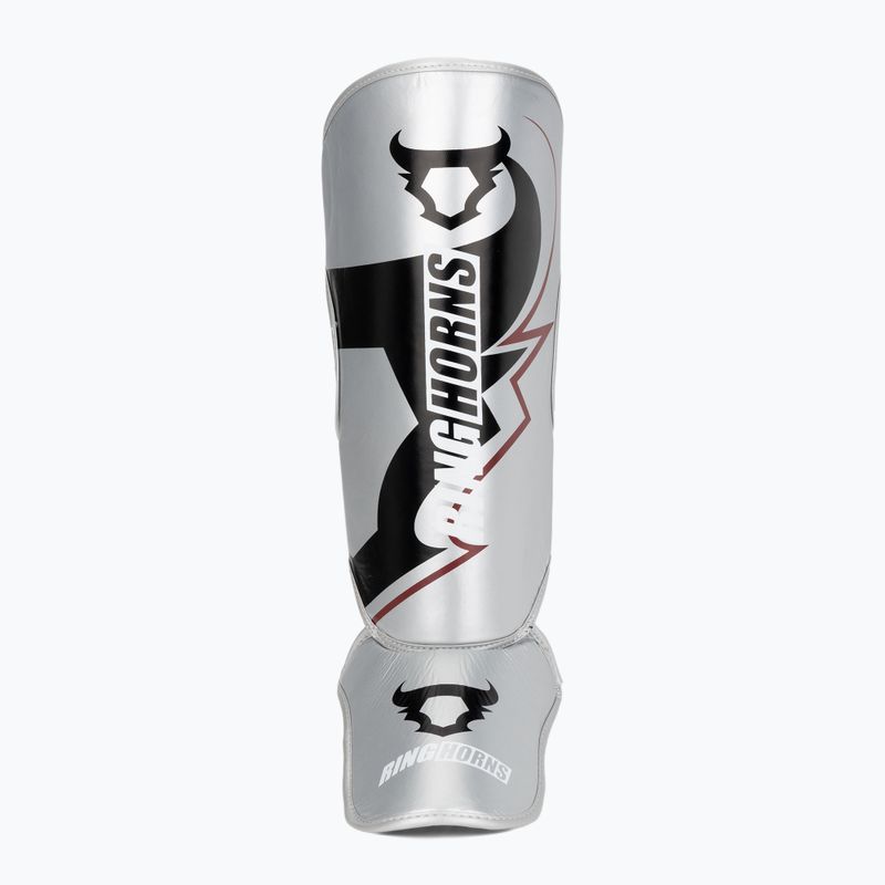 Protecții pentru tibie și picioare Venum Ringhorns Charger Shin silver/black 4