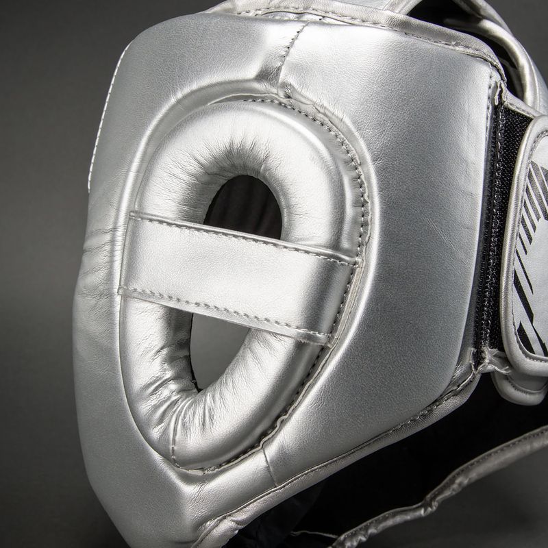 Cască de box Venum Ringhorns Charger Headgear silver/black 6