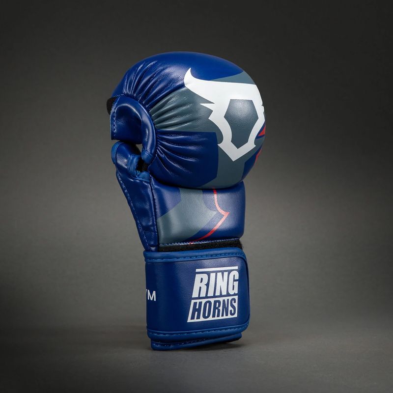 Mănuși de sparring Venum Ringhorns Charger navy blue/red 3