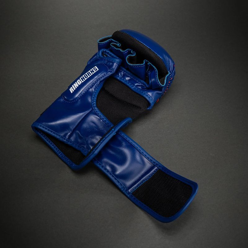 Mănuși de sparring Venum Ringhorns Charger navy blue/red 4