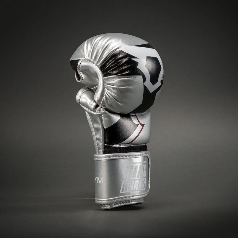 Mănuși de sparring Venum Ringhorns Charger silver/black 3