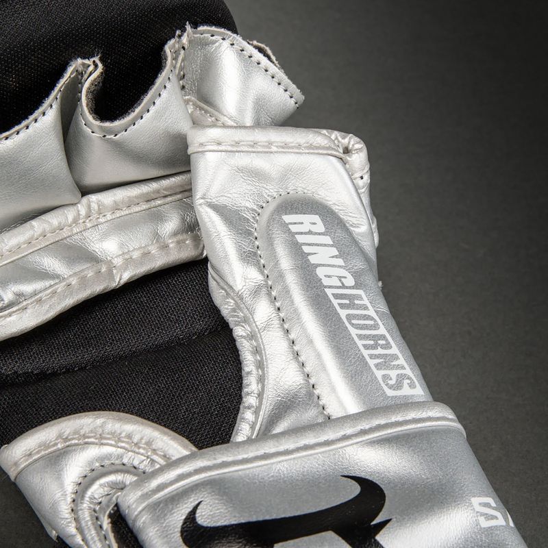 Mănuși de sparring Venum Ringhorns Charger silver/black 5