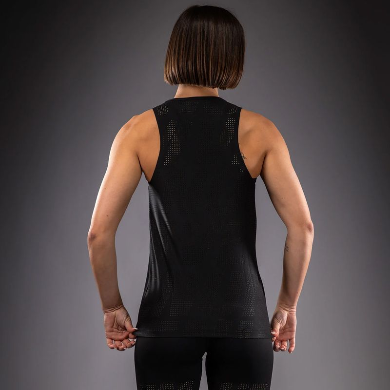 Tricou damă Venum Lazer Dry Tech black/yellow 3