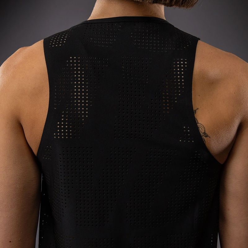 Tricou damă Venum Lazer Dry Tech black/yellow 6