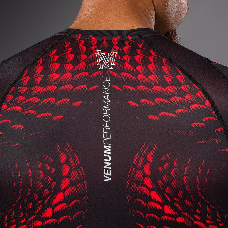 Rashguard pentru bărbați Venum Matupa Short Sleeve black/red/silver 5