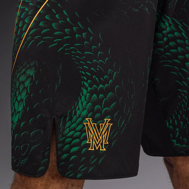 Pantaloni scurți de antrenament pentru bărbați Venum Matupa Fightshorts black/green/gold 6