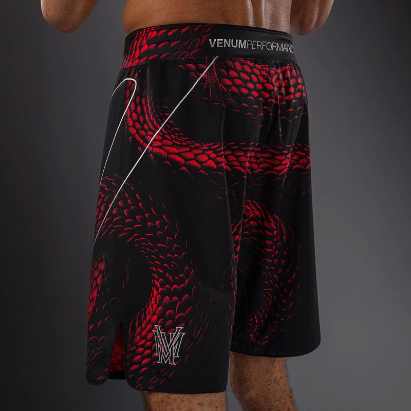 Pantaloni scurți de antrenament pentru bărbați Venum Matupa Fightshorts black/red/silver 5