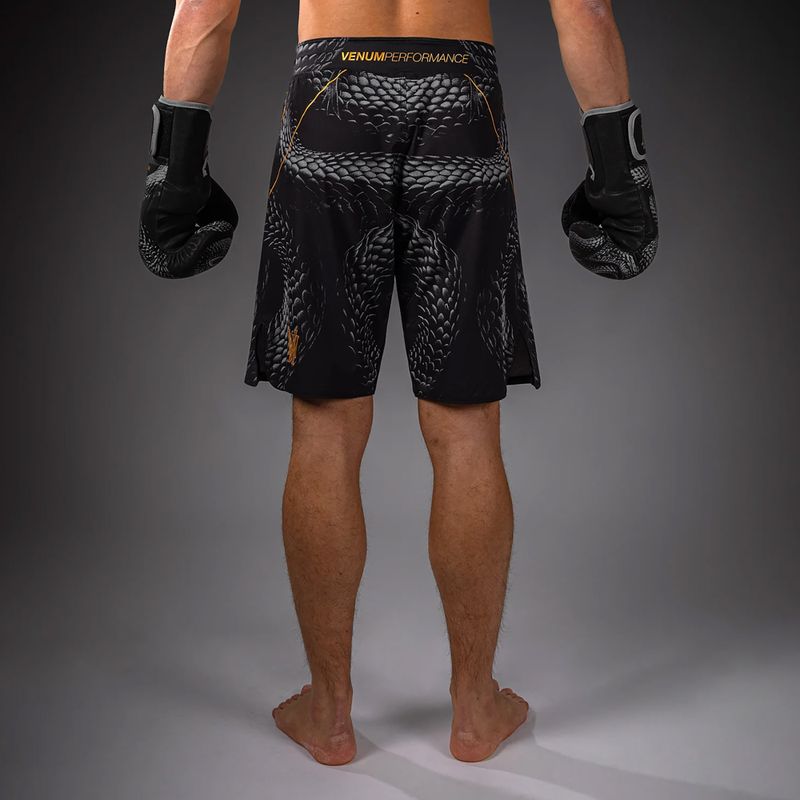 Pantaloni scurți de antrenament pentru bărbați Venum Matupa Fightshorts black/grey/gold 3