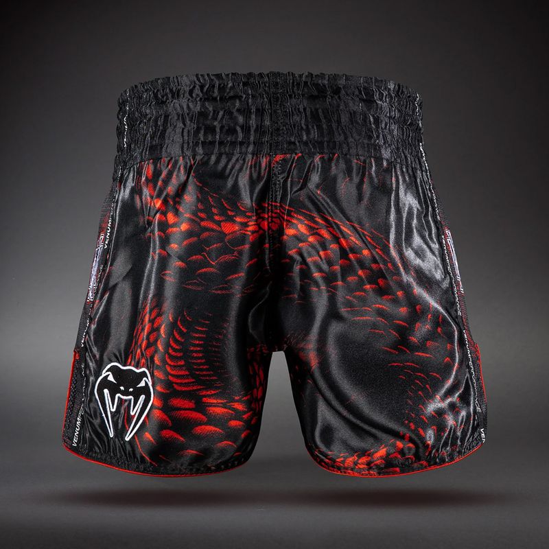 Pantaloni scurți de antrenament pentru bărbați Venum Matupa Muay Thai black/red/silver 2