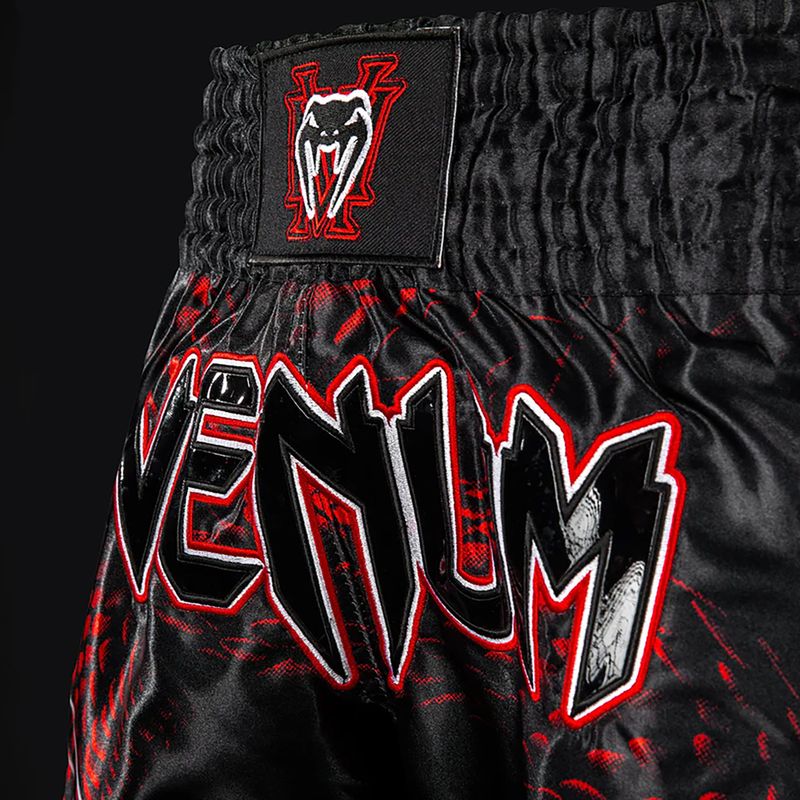 Pantaloni scurți de antrenament pentru bărbați Venum Matupa Muay Thai black/red/silver 5
