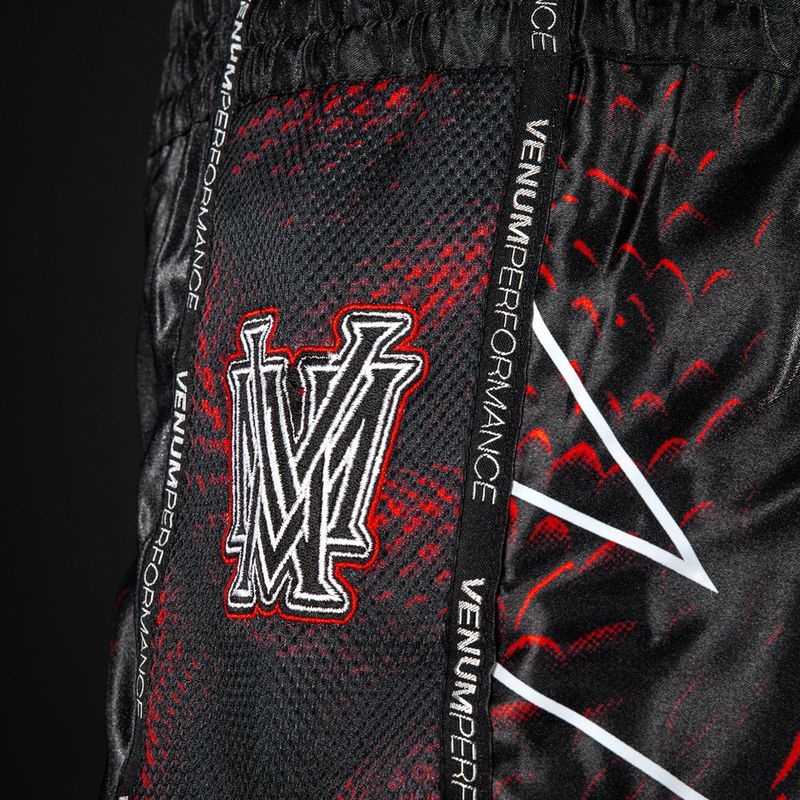 Pantaloni scurți de antrenament pentru bărbați Venum Matupa Muay Thai black/red/silver 6