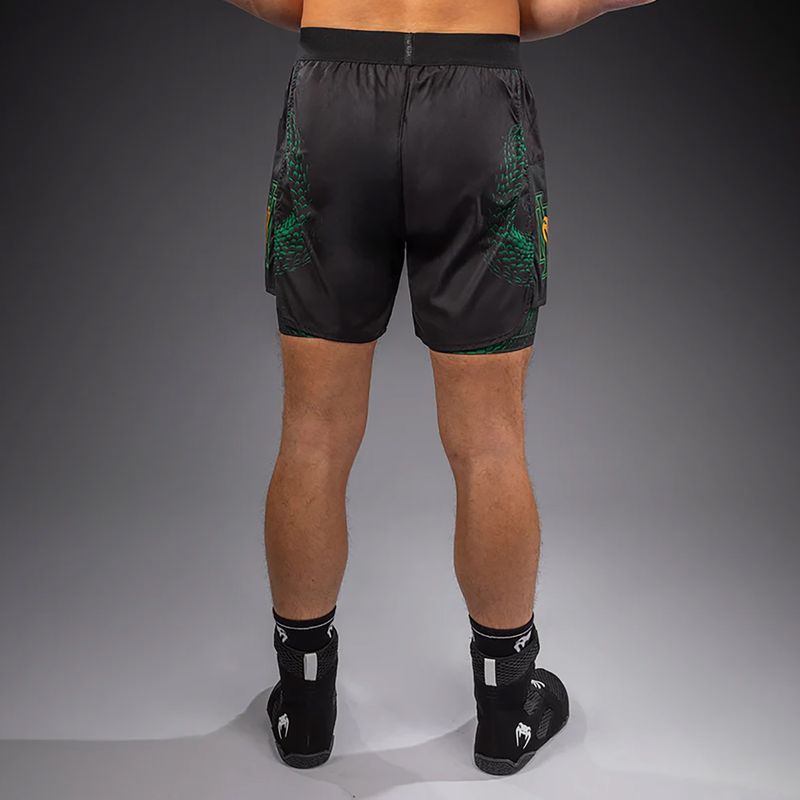 Pantaloni scurți de antrenament pentru bărbați Venum Matupa Training black/green/gold 2