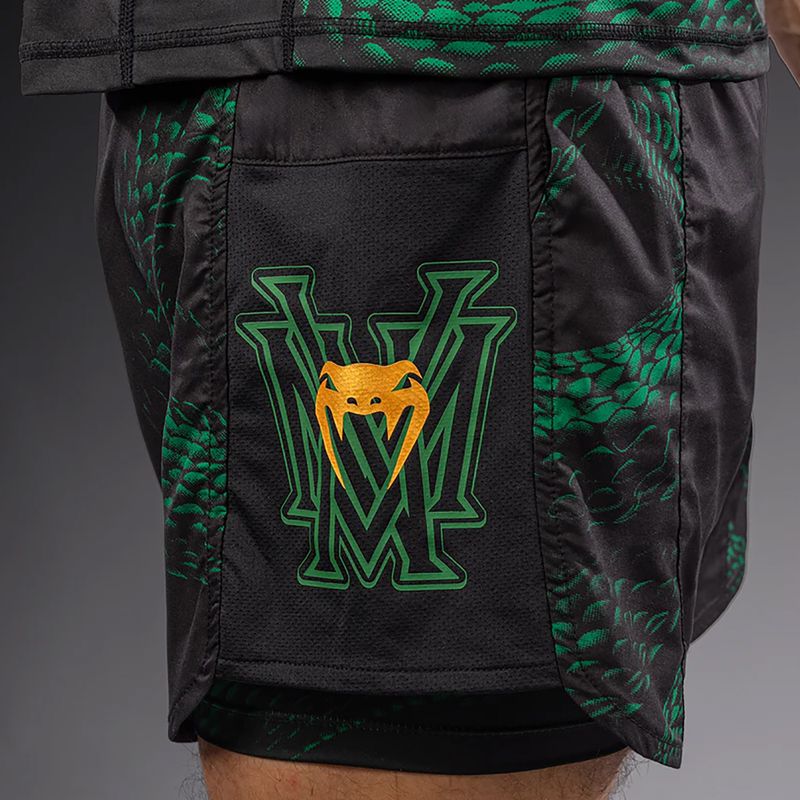 Pantaloni scurți de antrenament pentru bărbați Venum Matupa Training black/green/gold 6