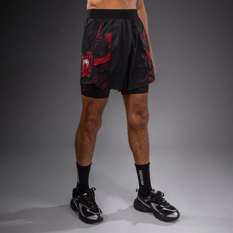 Pantaloni scurți de antrenament pentru bărbați Venum Matupa Training black/red/silver 4