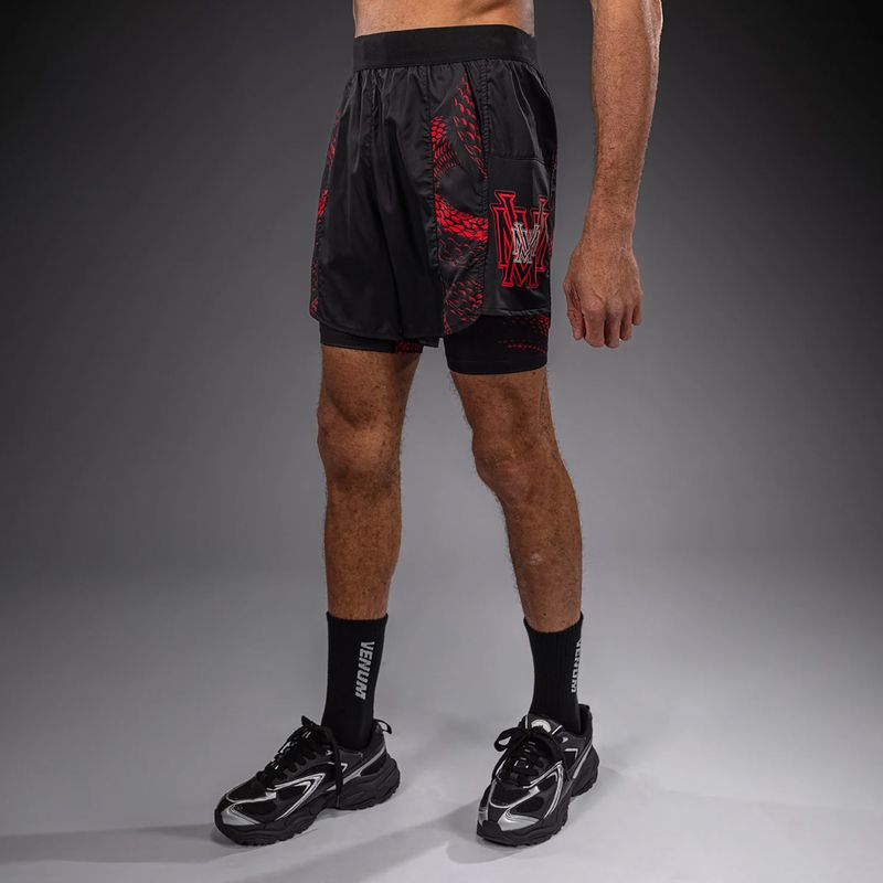 Pantaloni scurți de antrenament pentru bărbați Venum Matupa Training black/red/silver 5