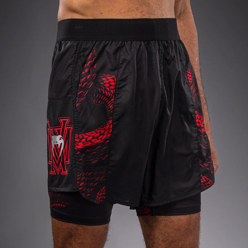 Pantaloni scurți de antrenament pentru bărbați Venum Matupa Training black/red/silver 6