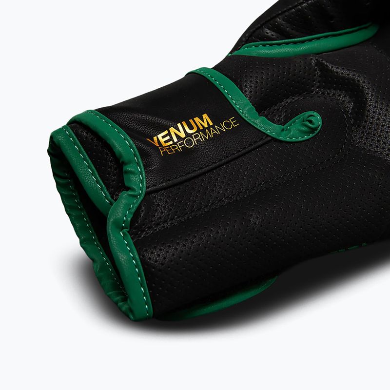 Mănuși de box Venum Matupa Boxing black/green/gold 5