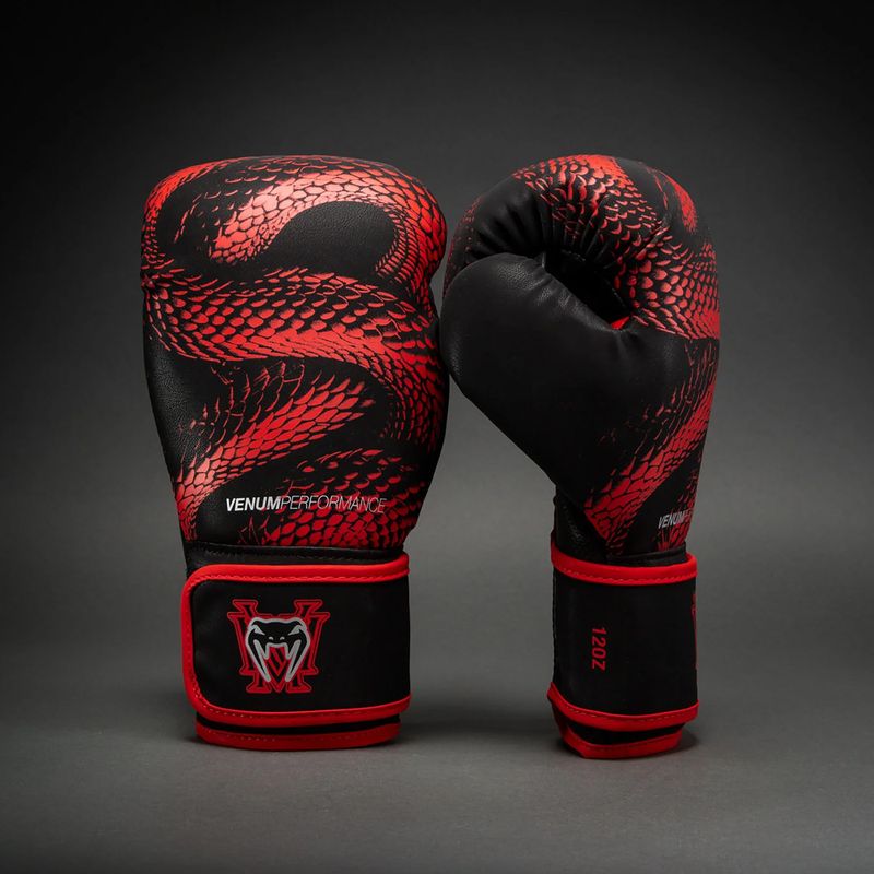 Mănuși de box Venum Matupa Boxing black/red/silver 2