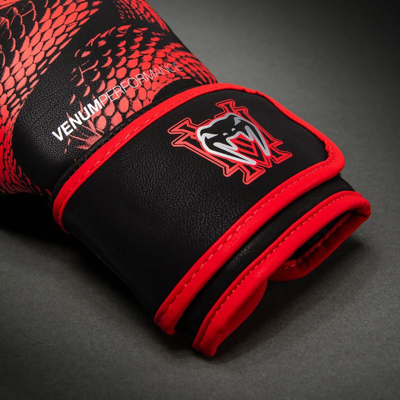 Mănuși de box Venum Matupa Boxing black/red/silver 4