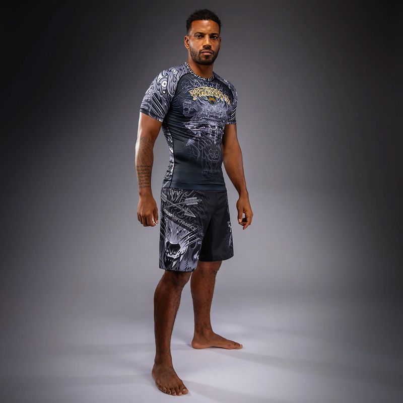 Rashguard pentru bărbați Venum Wolf Atak black/grey 2