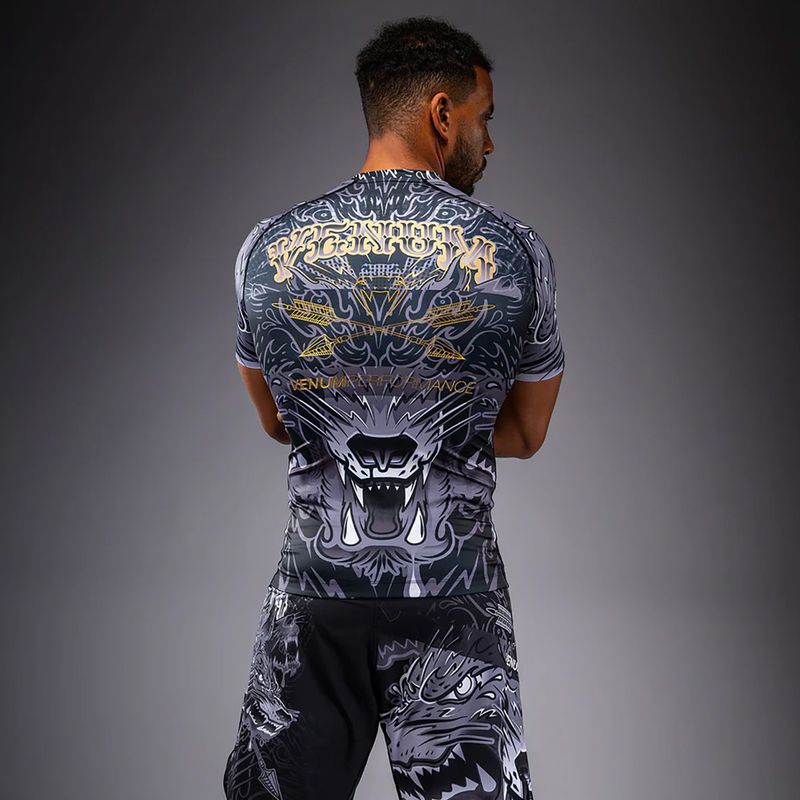 Rashguard pentru bărbați Venum Wolf Atak black/grey 3