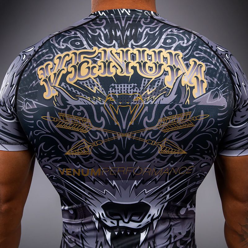 Rashguard pentru bărbați Venum Wolf Atak black/grey 5