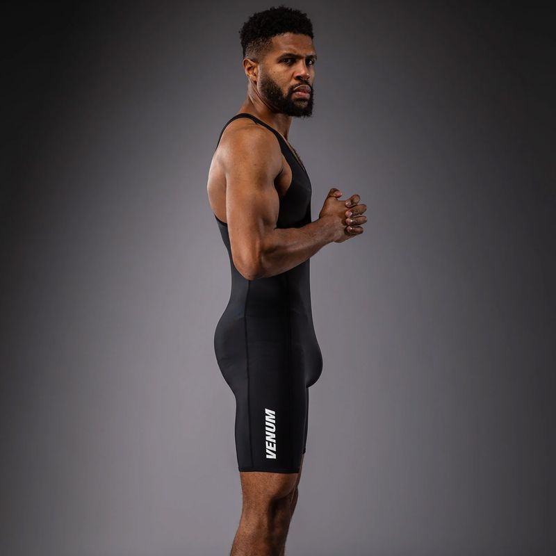 Combinezon pentru bărbați Venum Challenger Wrestling Singlet black 4