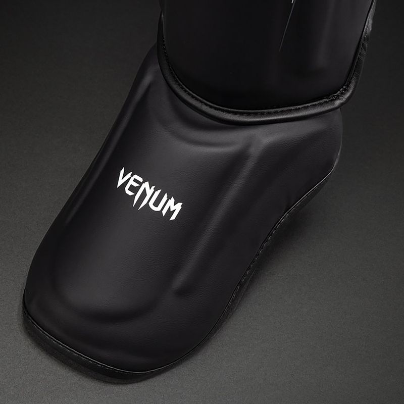 Protecții pentru tibie și picioare Venum Streamline Shin black/white 3