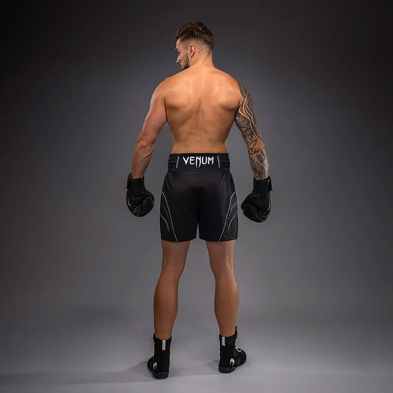 Pantaloni scurți de box pentru bărbați Venum Streamline Boxing black/white 3
