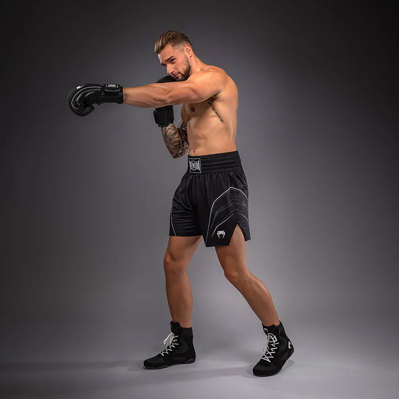Pantaloni scurți de box pentru bărbați Venum Streamline Boxing black/white 4