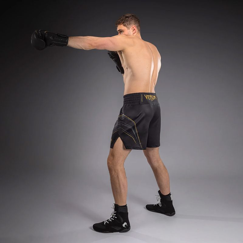 Pantaloni scurți de box pentru bărbați Venum Streamline Boxing black/gold 4