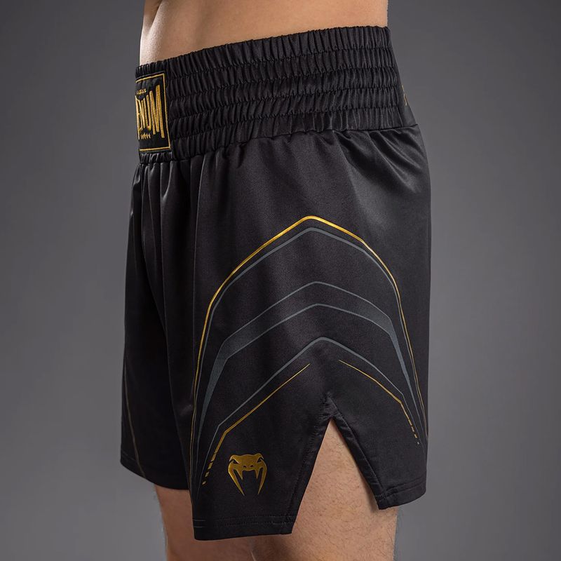 Pantaloni scurți de box pentru bărbați Venum Streamline Boxing black/gold 5