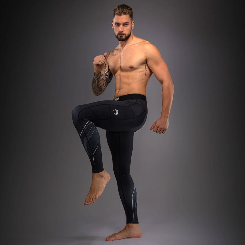Colanți de antrenament pentru bărbați Venum Streamline Spats black/white 2