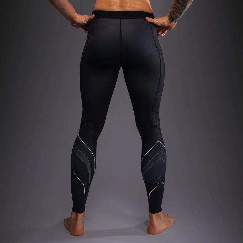 Colanți de antrenament pentru bărbați Venum Streamline Spats black/white 3