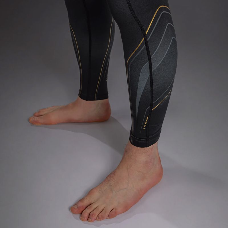 Colanți de antrenament pentru bărbați Venum Streamline Spats black/gold 6
