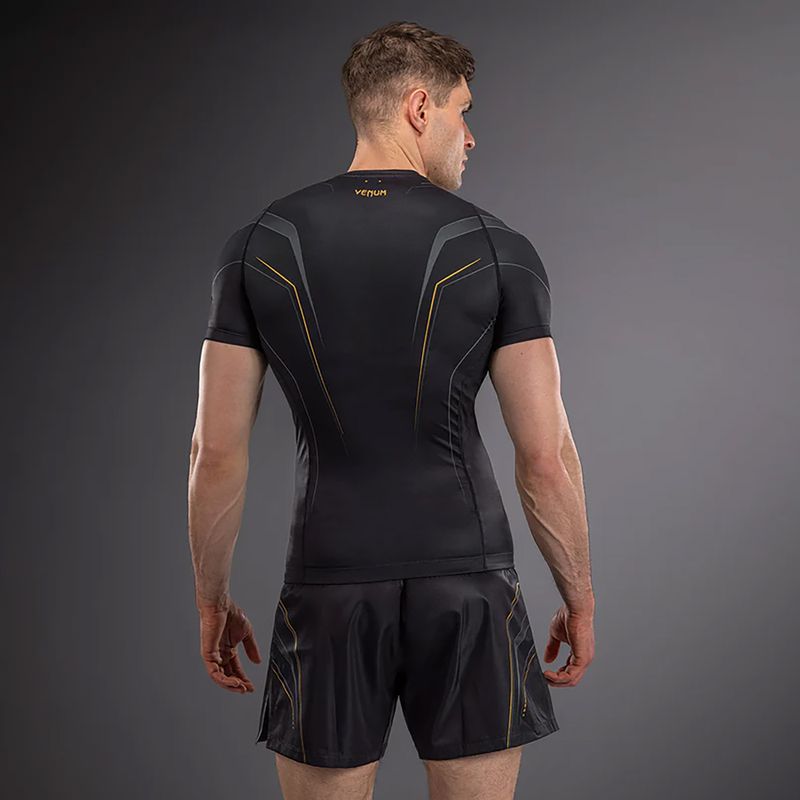 Rashguard pentru bărbați Venum Streamline black/gold 2