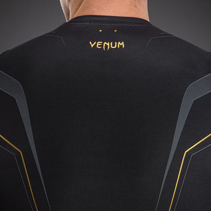 Rashguard pentru bărbați Venum Streamline black/gold 6