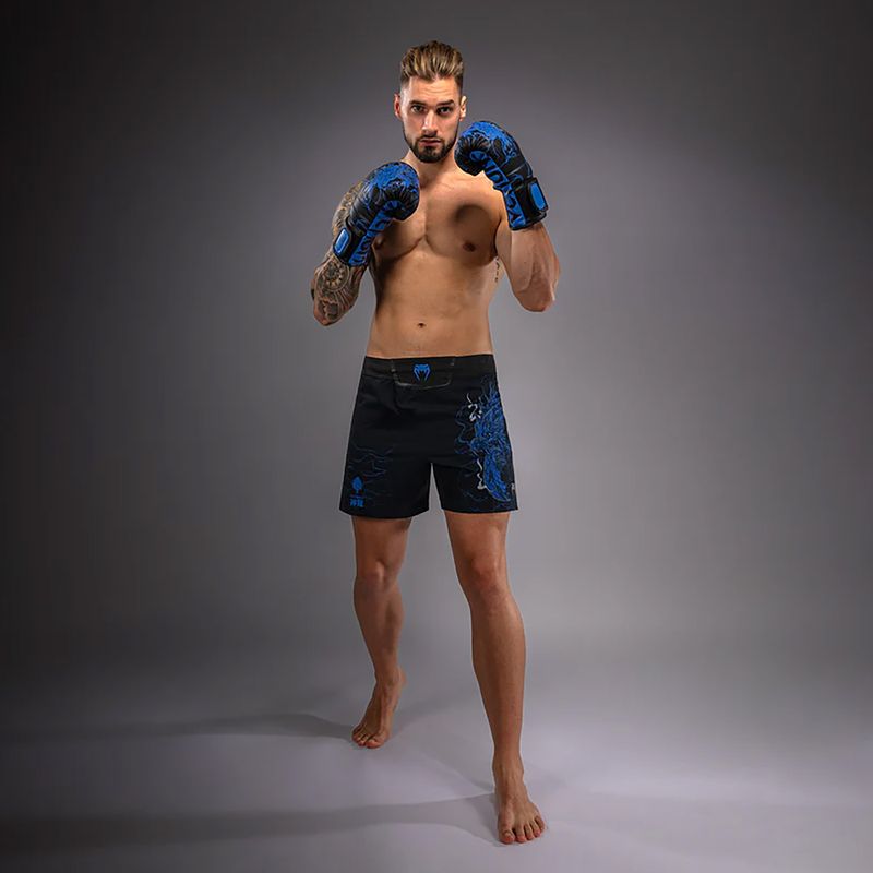 Pantaloni scurți de antrenament pentru bărbați Venum Thunder Dragon Black/Royal Blue 2