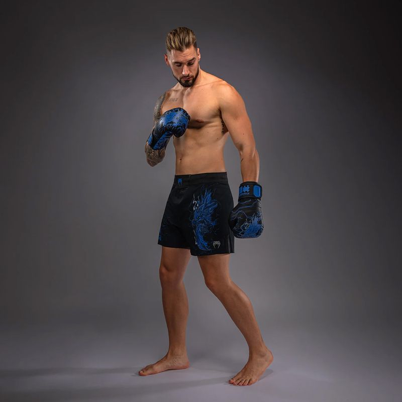 Pantaloni scurți de antrenament pentru bărbați Venum Thunder Dragon Black/Royal Blue 5