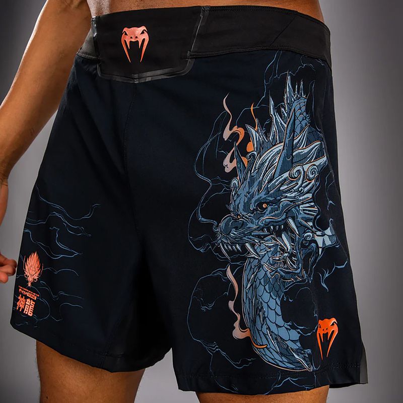 Pantaloni scurți de antrenament pentru bărbați Venum Thunder Dragon Black/Grey/Copper 5