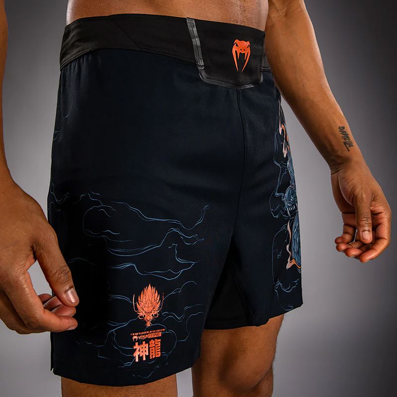 Pantaloni scurți de antrenament pentru bărbați Venum Thunder Dragon Black/Grey/Copper 7